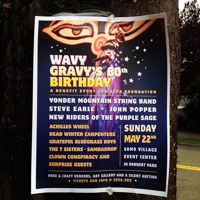 Random flier on telephone pole